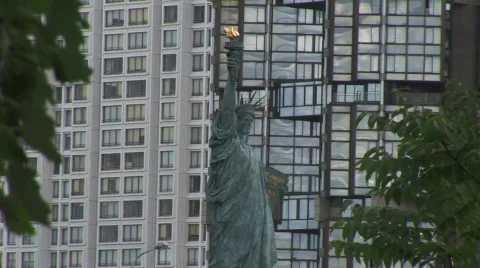 Liberty in Paris Stock Footage 378400