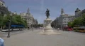 Liberty Square with the statue of Dom Pedro IV in Porto 4k or 4k+ Resolution