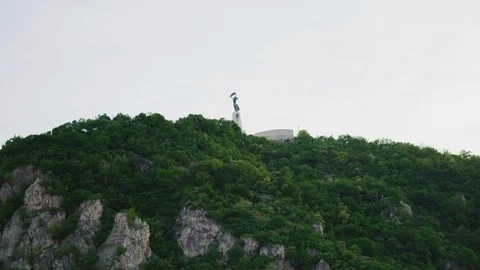 The Liberty Statue in Budapest Stock Footage 99794162