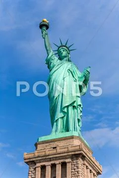 Liberty statue new york american symbol usa Stock Photos