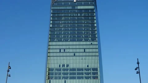Libeskind skycraper in Milan, Italy. Stock Footage 149472212
