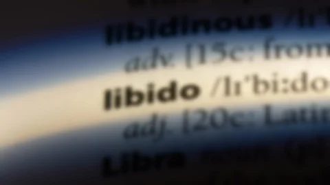 Libido word in a dictionary. Stock Footage 99562196