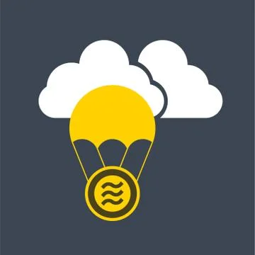 Libra coin flat vector.logo finance,Vector Illustration EPS.10 Stock Illustration