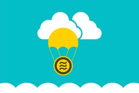 Libra coin flat vector.logo finance,Vector Illustration Stock Illustration