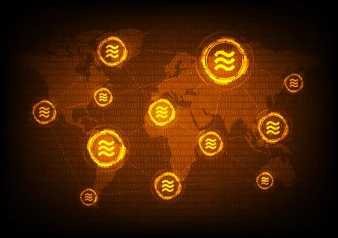 Libra coin Illustrazione stock