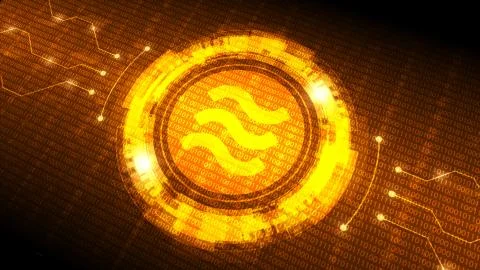 Libra coin Illustrazione stock