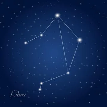Libra constellation Stock Illustration
