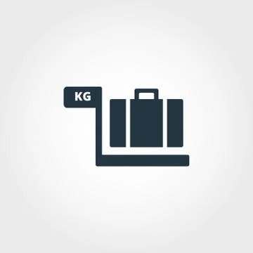 Libra creative icon. Simple element illustration. Libra concept symbol design Stock Illustration