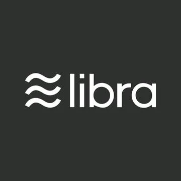 Libra cryptocurrency. Vector flat icon Stock Illustration