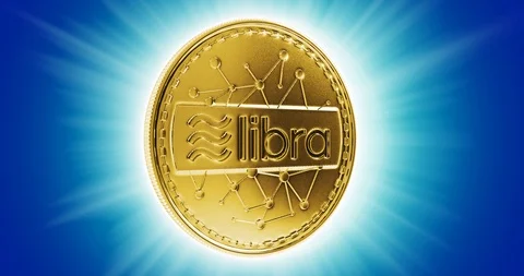 Libra Facebook cryptocurrency concept Stock Footage 111688512