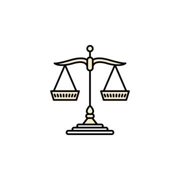 Libra icon. Element of color ancient greece icon for mobile concept and web apps Illustrazione stock