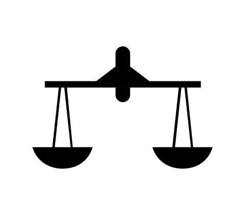 Libra icon illustrated in vector on white background Stock Illustration