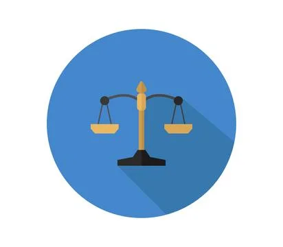 Libra icon illustrated in vector on white background Stock Illustration