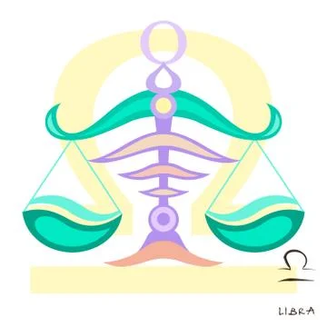 Libra icon. Libra vector illustration. Symbol of femida court and judge. Compare Stock Illustration