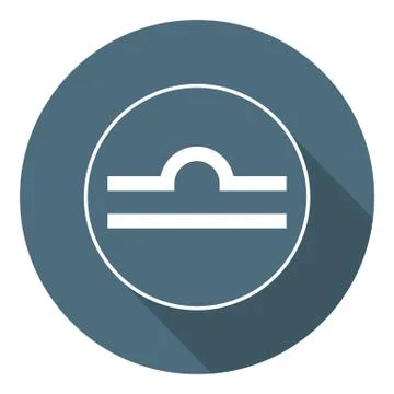 Libra Icon. Vector Astrological, Horoscope Sign. Zodiac Symbol. Vector. Stock Illustration