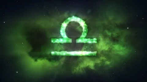 Libra nebula loop Stock Footage