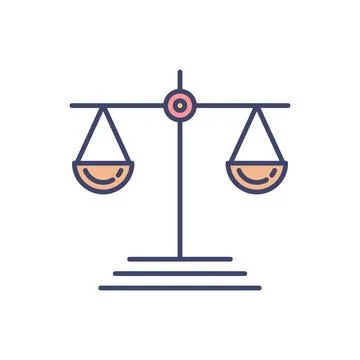 Libra related vector icon. Stock Illustration