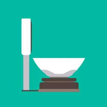 Libra sign vector icon illustration. Scale isolated balance equal. Weight mea Stock Illustration