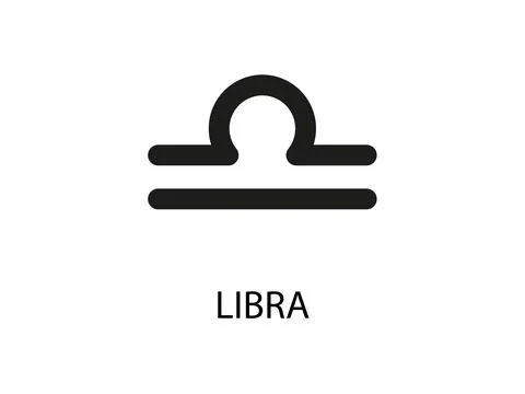 Libra Symbol of the Horoscope Illustrazione stock