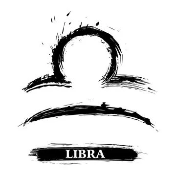 Libra symbol Illustrazione stock