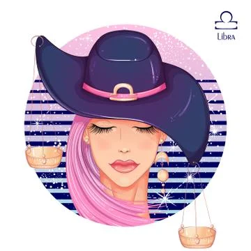 Libra zodiac Stock Illustration