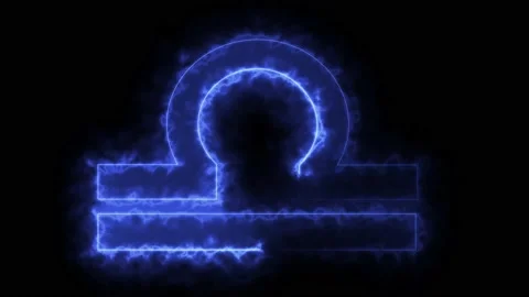The Libra zodiac symbol Stock Footage 159325747