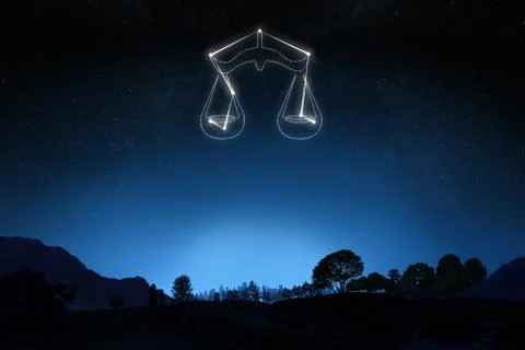 Libra Zodiak Stock Illustration