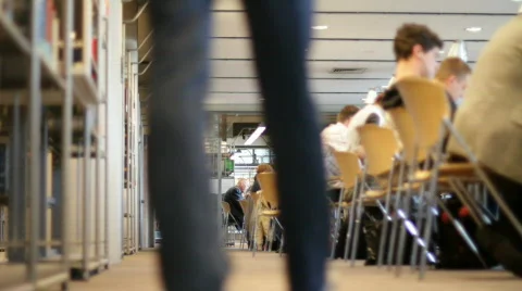 Library 7 Video stock 743040