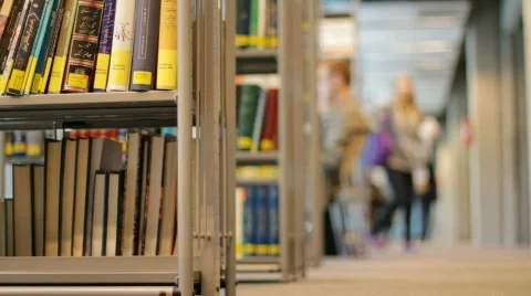 Library 9 Stock Footage 743020