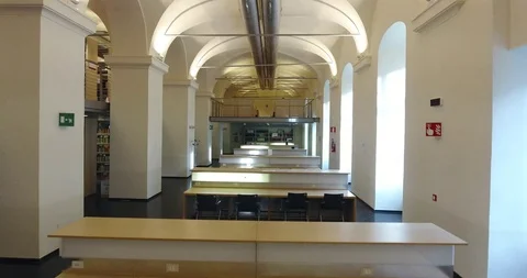 Library and study room  Stock Footage 120521769
