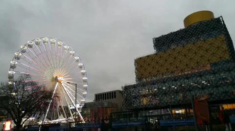 Library of Birmingham Uk Video stock 57513088