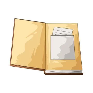 Library book illustration Stock Illustration