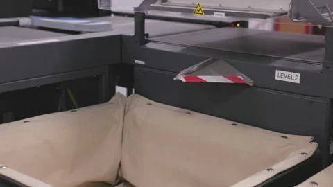 A library book sorting machine sorting b... | Stock Video | Pond5