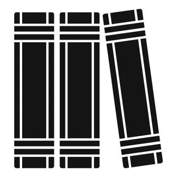 Library book stand icon, simple style イラスト素材