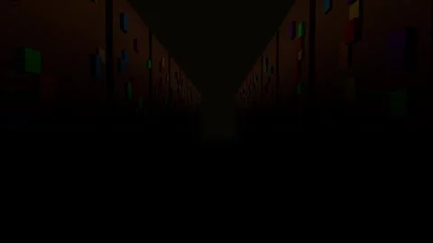 Library Book Tunnel 4K Stock Footage 338383479
