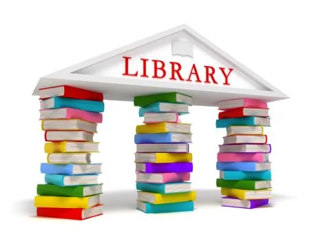 Library books icon Stock Illustration