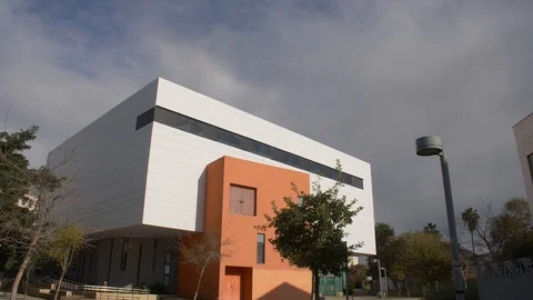 Library building Stock Footage 86611415