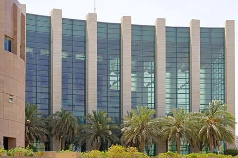 Library building Kuwait Stock Photos