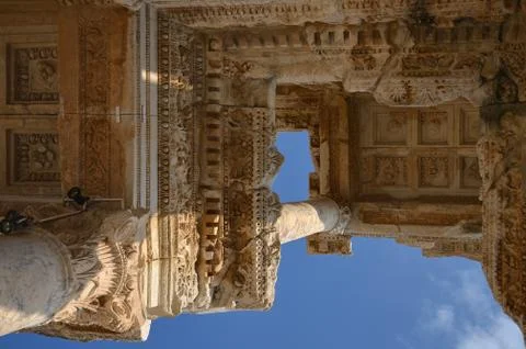 Library of celsus, ephesus Stock Photos