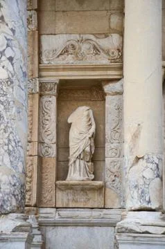 Library of celsus, ephesus Stock Photos