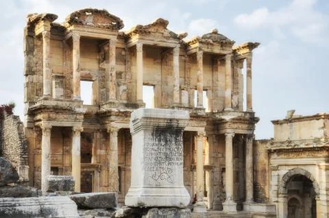 Library of celsus, ephesus Stock Photos