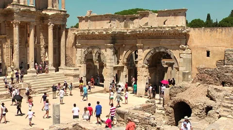 Library of Celsus 動画素材 38126800