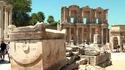 Library of Celsus 動画素材 38127221