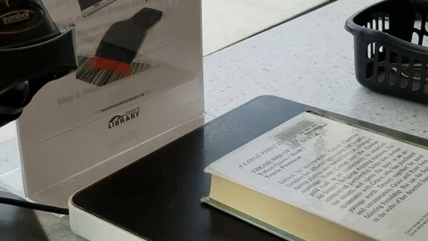 Library - Check Out 1 Stock Footage 93811617