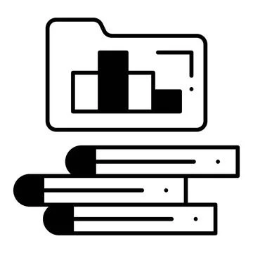 Library Dualtone Icon Stock Illustration