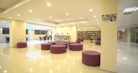 Library - empty shot Stock Footage 86400308