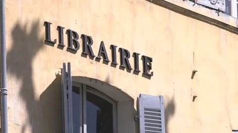 LIBRARY, FRANCE Vídeo Stock 44162540