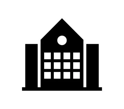 Library icon illustrated in vector on white background Stock Illustration
