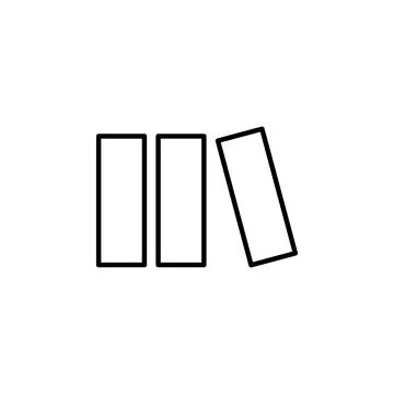 Library icon vector. education icon vector Illustrazione stock