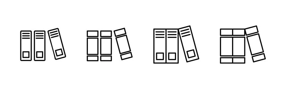 Library icon vector. education icon vector Stock Illustration